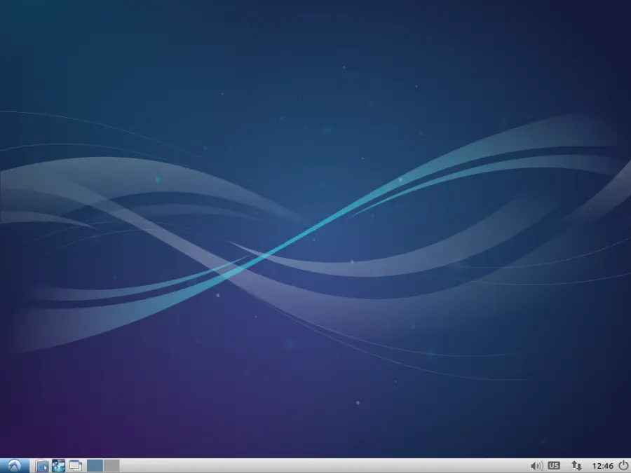 Screenshot of just installed Lubuntu Linux for your WordPress test server.